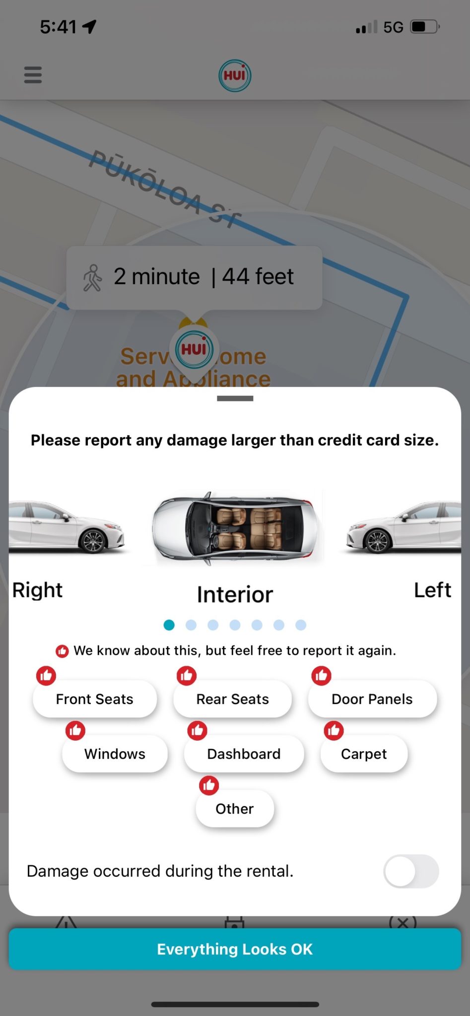How to Damage Reporting in the Hui App Hui Car Share