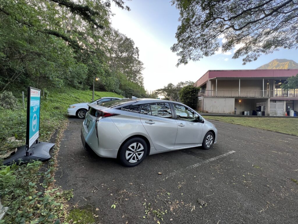 Car rental in Kaneohe, Hui at HPU Hawaii Loa